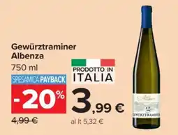 Carrefour Gewürztraminer Albenza offerta