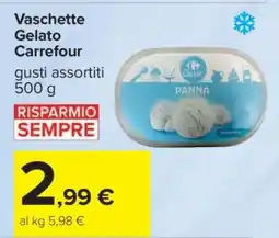 Carrefour Vaschette Gelato Carrefour offerta