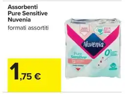 Carrefour Assorbenti Pure Sensitive Nuvenia offerta