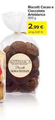 Carrefour Biscotti Cacao e Cioccolato offerta