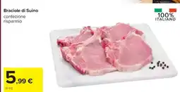 Carrefour Braciole di suino offerta