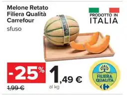 Carrefour Melone Retato Filiera Qualità Carrefour offerta