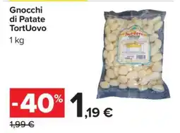 Carrefour Gnocchi di Patate TortUovo offerta