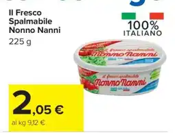 Carrefour Il Fresco Spalmabile Nonno Nanni offerta