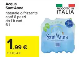 Carrefour ACQUA SANT'ANNA offerta