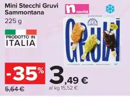 Carrefour Mini Stecchi Gruvi Sammontana offerta