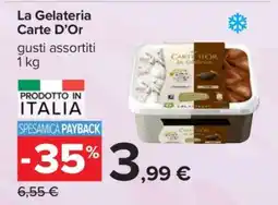 Carrefour LA GELATERIA CARTE D’OR offerta