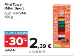 Carrefour Mini Tower Ritter Sport offerta