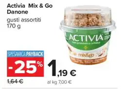 Carrefour Activia Mix&Go Danone offerta