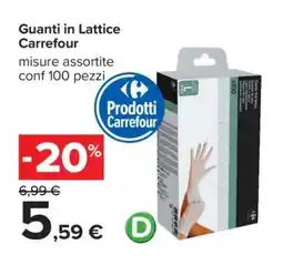 Carrefour Guanti in Lattice Carrefour offerta