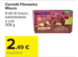 Carrefour Cornetti Fibraextra Misura offerta
