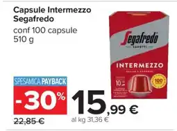 Carrefour Capsule Intermezzo Segafredo offerta