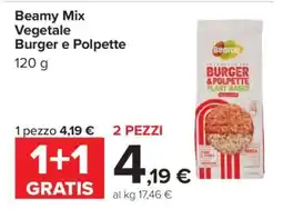Carrefour Beamy Mix Vegetale Burger e Polpette offerta