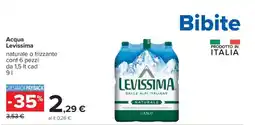 Carrefour ACQUA LEVISSIMA offerta