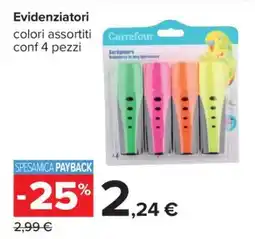 Carrefour Evidenziatori offerta