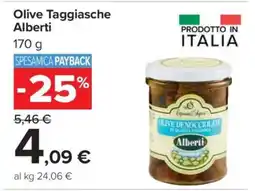 Carrefour Olive Taggiasche Alberti offerta