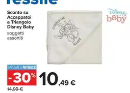 Carrefour Accappatoi a Triangolo Disney Baby offerta