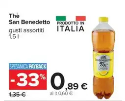 Carrefour Thè San Benedetto offerta