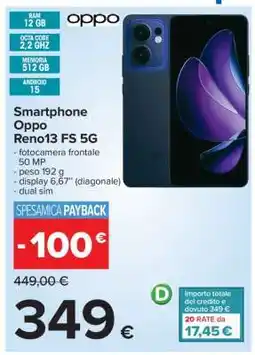 Carrefour Smartphone Oppo Reno13 FS 5G offerta