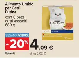 Carrefour Alimento Umido per Gatti Purina offerta