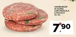 Extra Supermercati Hamburger di suino con provola e rucola offerta