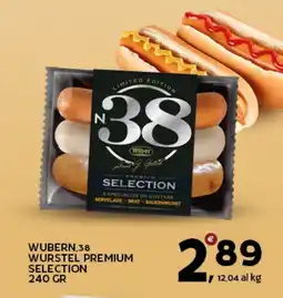 Extra Supermercati Wubern.38 wurstel premium selection offerta