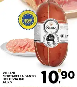 Extra Supermercati Villani mortadella santo bologna igp offerta