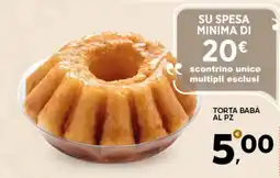 Extra Supermercati Torta baba offerta