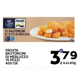 Extra Supermercati Frosta bastoncini di merluzzo 15 pezzi offerta
