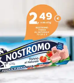 Extra Supermercati Nostromo tonno al naturale offerta