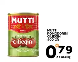 Extra Supermercati Mutti pomodorini ciliegini offerta