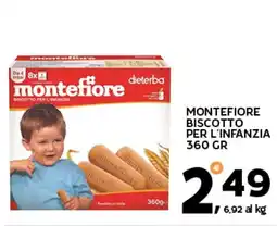 Extra Supermercati Montefiore biscotto per l'infanzia offerta