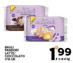 Extra Supermercati Bauli pandorì latte/ cioccolato offerta
