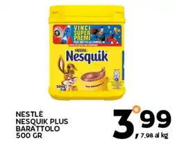 Extra Supermercati Nestlé nesquik plus barattolo offerta