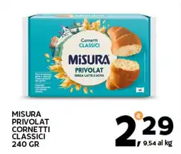 Extra Supermercati Misura privolat cornetti classici offerta