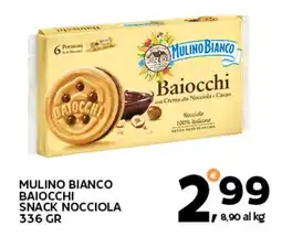 Extra Supermercati Mulino bianco baiocchi snack nocciola offerta