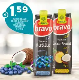 Extra Supermercati Rauch bravo cocco e ananas/ ananas/ melograno/ mirtillo offerta