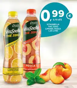 Extra Supermercati Vitasnella the zero limone/pesca offerta