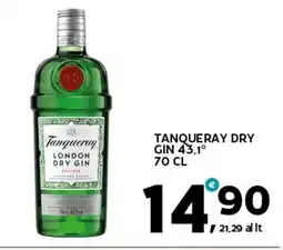 Extra Supermercati Tanqueray dry gin 43.1° offerta