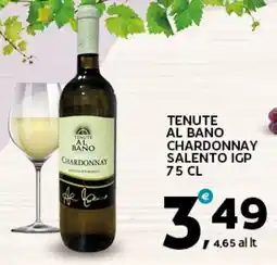 Extra Supermercati Tenute al bano chardonnay salento igp offerta
