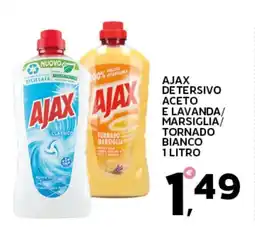 Extra Supermercati Ajax detersivo aceto e lavanda/ marsiglia/ tornado bianco offerta