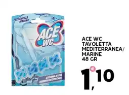Extra Supermercati Ace wc tavoletta mediterranea/ marine offerta
