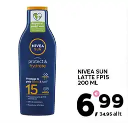 Extra Supermercati Nivea sun latte fp15 offerta