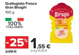 Carrefour Grattugiato Fresco Gran Biraghi offerta
