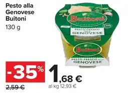 Carrefour Pesto alla Genovese Buitoni offerta