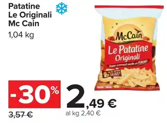 Carrefour Patatine Le Originali Mc Cain offerta