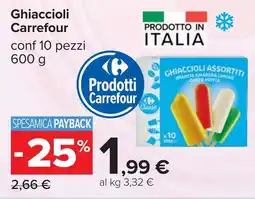 Carrefour Ghiaccioli Carrefour offerta
