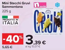 Carrefour Mini Stecchi Gruvi Sammontana offerta