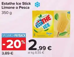 Carrefour Estathe Ice Stick Limone o Pesca offerta