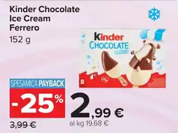 Carrefour Kinder Chocolate Ice Cream Ferrero offerta